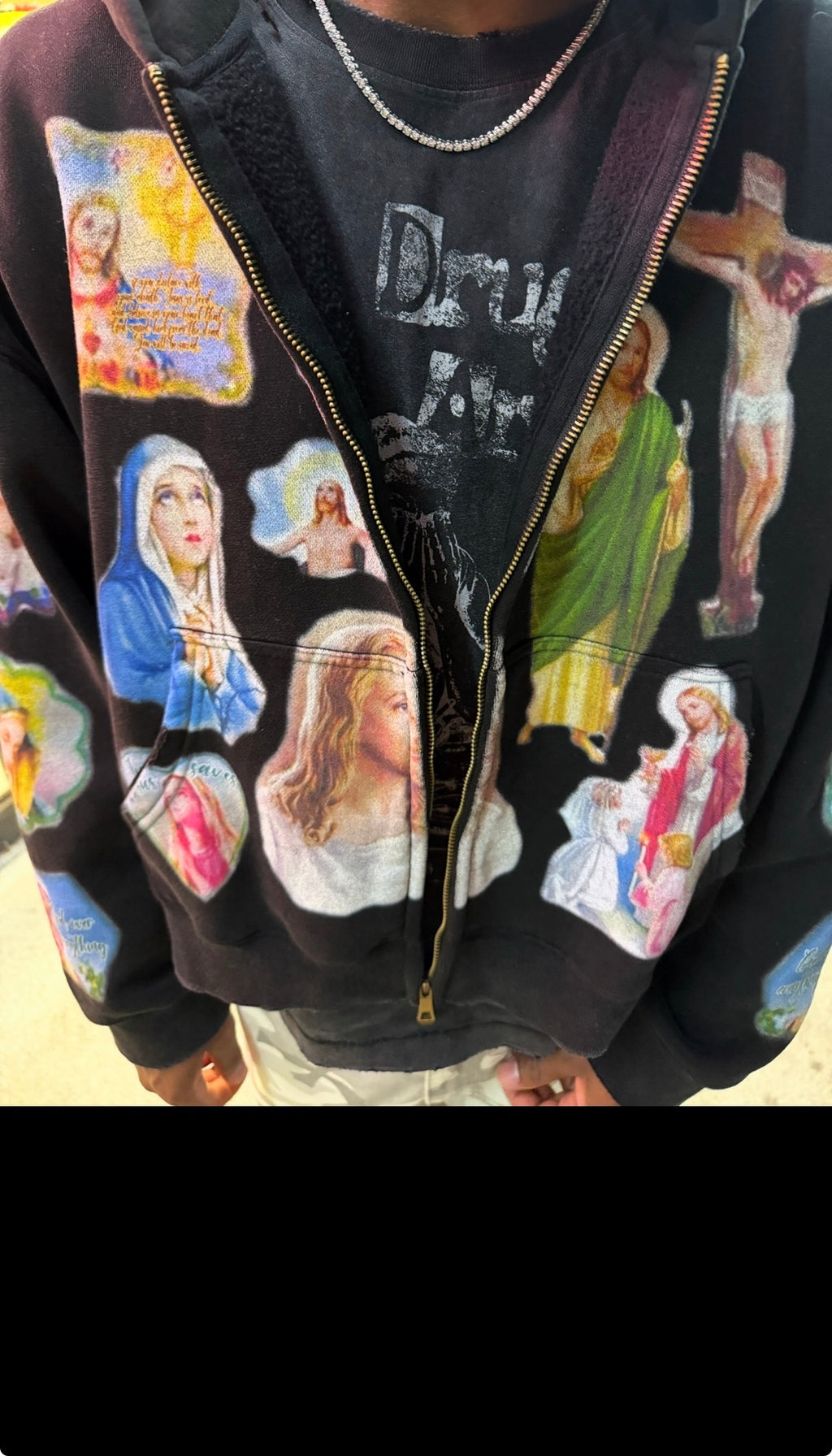 Sacrifice zip- up
